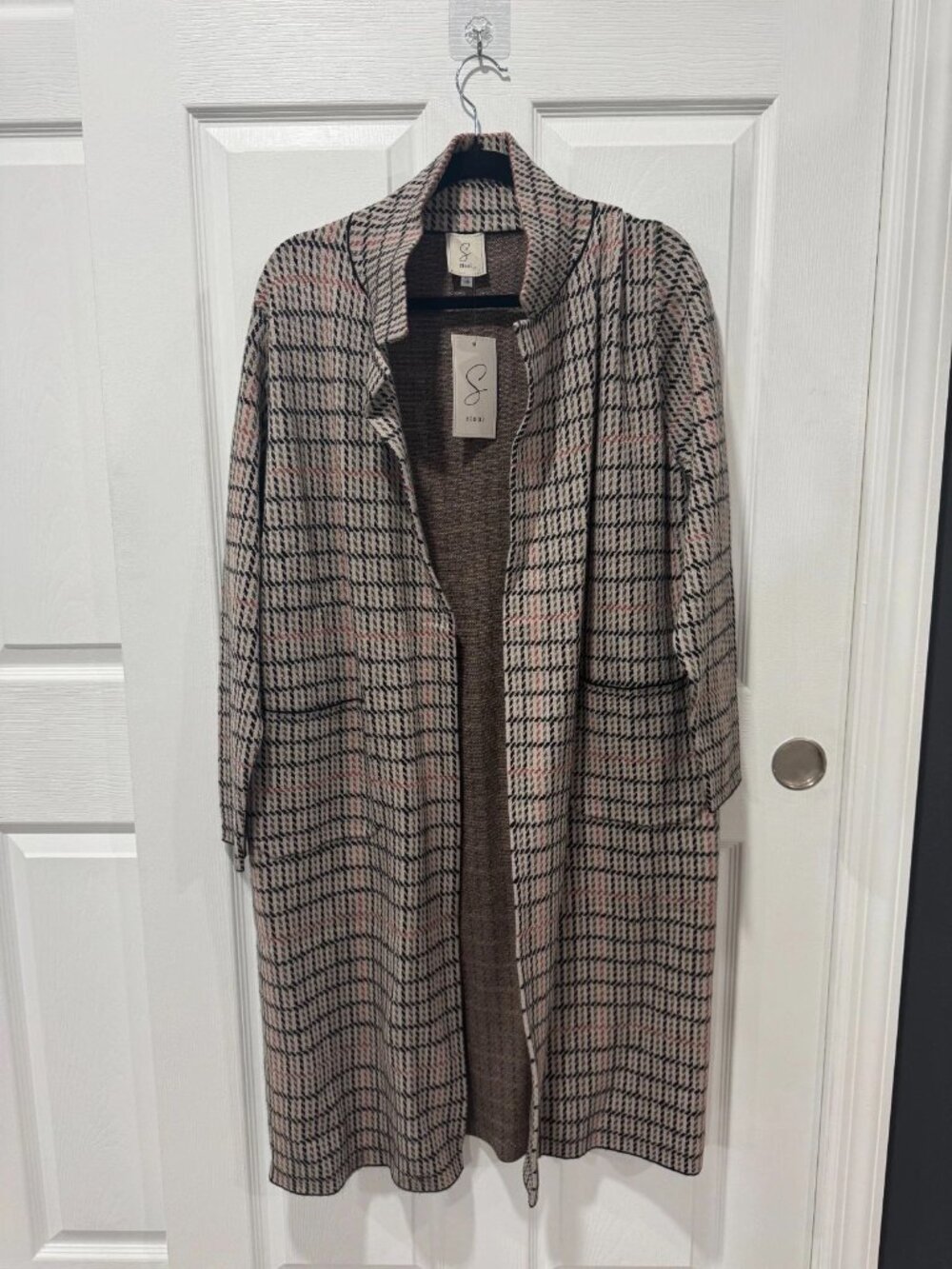 Sioni Long Jacket in Browns
